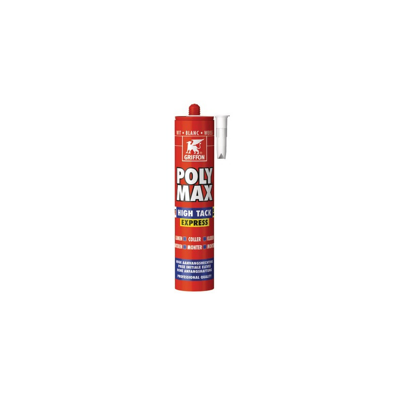 Colle POLY MAX® HIGH TACK EXPRESS Blanc- GRIFFON - 6303764