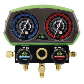 Manifold 2V alu + flexibles R32 R134A R4- SUPER STARS - ST-B268
