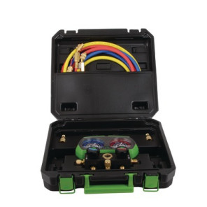 Manifold 2V alu + flexibles R32 R134A R4- SUPER STARS - ST-B268