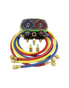 Manifold 2V alu + flexibles R32 R134A R4- SUPER STARS - ST-B268 Manifold 2V alu + flexibles R32 R134A R4- SUPER STARS - ST-B268