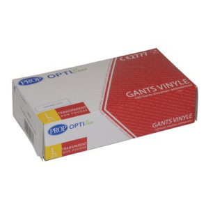 Guanti monouso in vinile (T8/9 - L)- DIFF - 905190