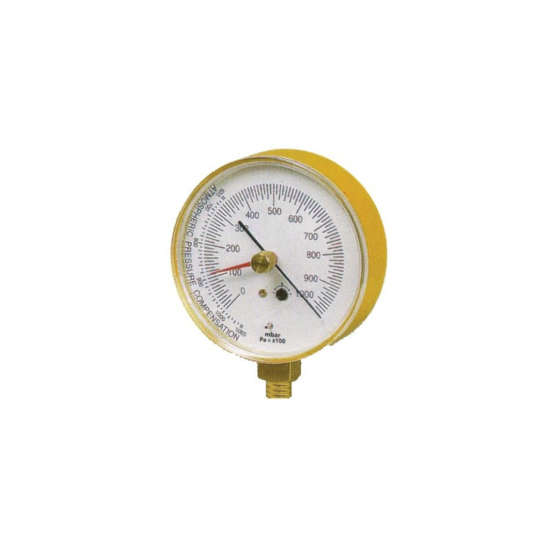Vacuometro antipulsazioni Ø80mm- DIFF - 906049