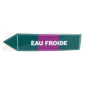 Etichetta adesiva flessibile Acqua fredda- DIFF - 907073  - (X10)
