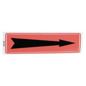 Freccia sfondo rosso- DIFF - 907087  - (X10)