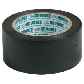 Nastro adesivo in PVC nero- DIFF - 907105