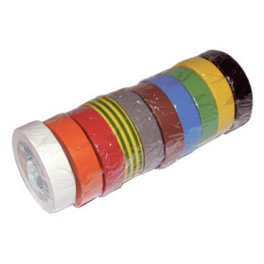Kit nastro adesivo isolante PVC- DIFF - 907125  - (X10)