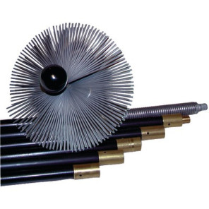 Kit pulizia canne fumarie acciaio- DIFF - 909900