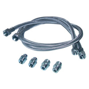 Flessibile gasolio diritto 1000mm con 4 raccordi- DIFF - 909904  - (X2)