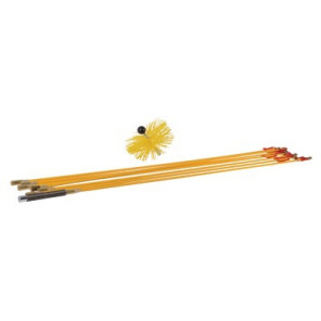 Kit pulizia canne fumarie con riccio rilsan- DIFF - 909911