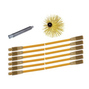 Kit pulizia camini riccio Rilsan Ø125- DIFF - 909914