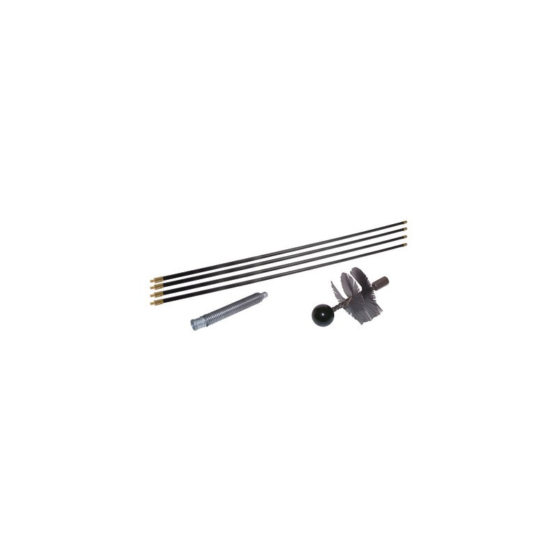 Kit pulizia camini riccio acciaio Ø125- DIFF - 909917