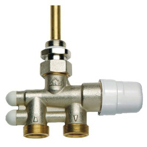 Valvola termostatica 4 vie per termoarredo- RBM - 7540400