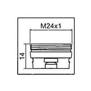 Adattatore per aeratore CLINIC SNAP M24x1- NEOPERL - 1437290