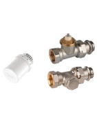 Kit valvole per radiatore 3/8" a gomito- HONEYWELL HOME - VTL3030ES10 Kit valvole per radiatore 3/8" a gomito- HONEYWELL HOME - VTL3030ES10
