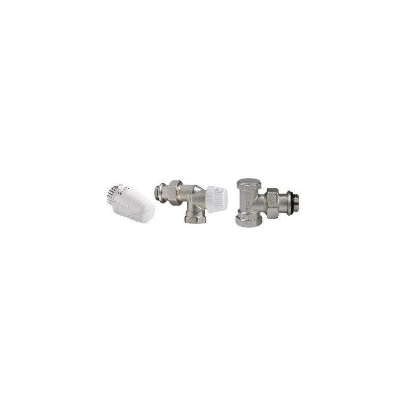 Kit valvole per radiatore 1/2" a gomito invertito- HONEYWELL HOME - VTL3030AS15