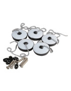 Set 5 tappi con catenella- NICOLL - 0411246