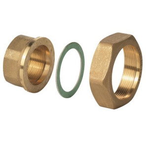 Kit di 3 raccordi DN 25 ottone (acs)- SIEMENS - ALG253B  - (X3)
