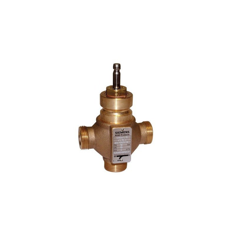Valvola 3 vie a sede in bronzo DN32 G2" kvs 16- SIEMENS - VXG41.3201