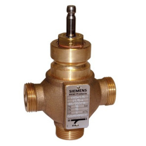 Valvola 3 vie a sede in bronzo DN40 G2"1/4 kvs 25- SIEMENS - VXG41.4001