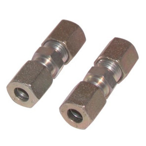 Raccordo ad anello diritto tubo 6mm x tubo 6mm- DIFF - 602866  - (X2)