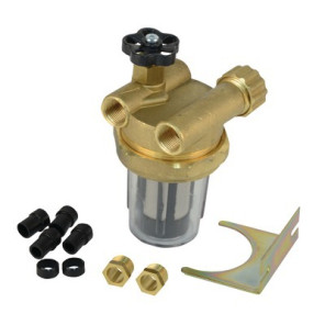 Filtro gasolio 2 condotti con valvola d'arresto FF3/8"- DIFF - 903467