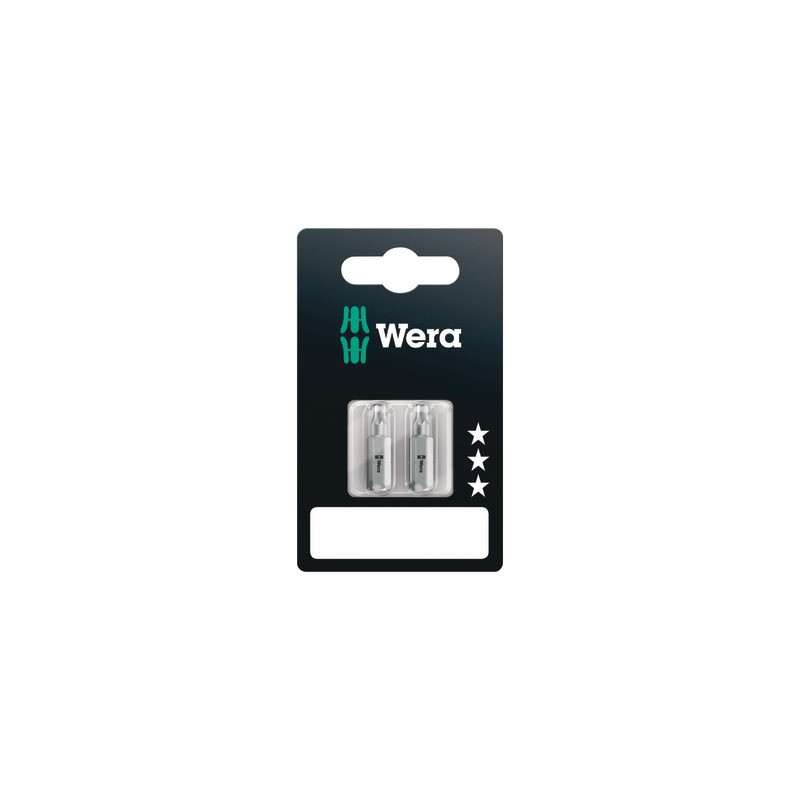 Embouts TORX® SB, TX 20 x 25 mm, 2 pièces- WERA - 05073314001