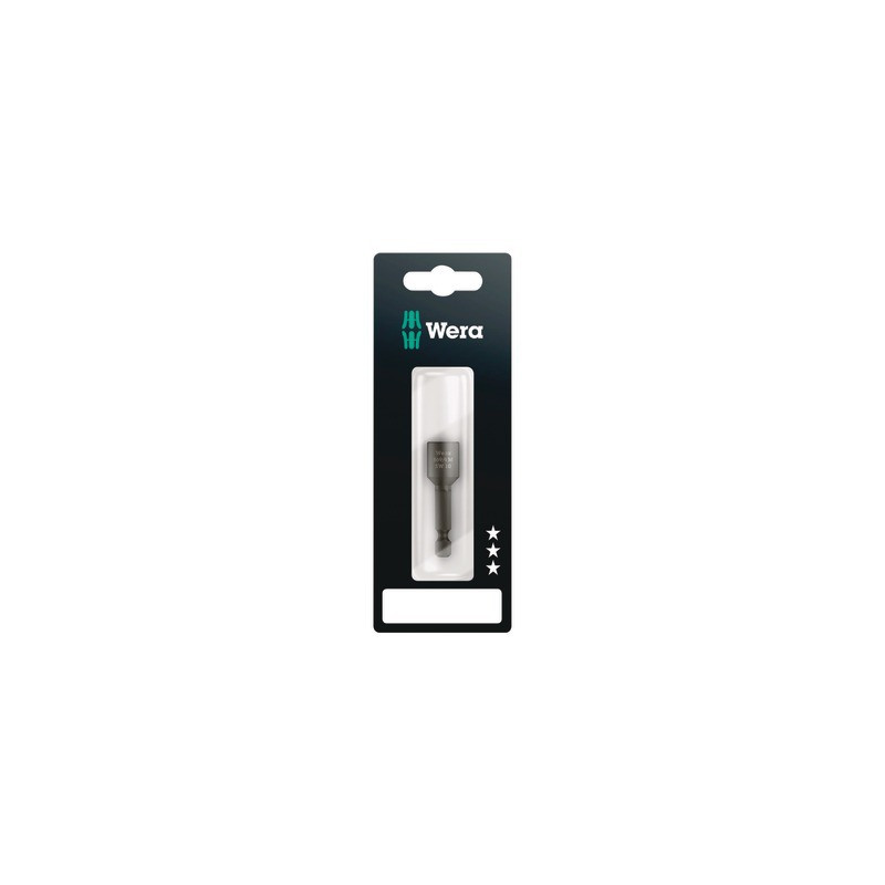 Douilles six pans, magnétiques, 10 x 50 mm- WERA - 05073505001