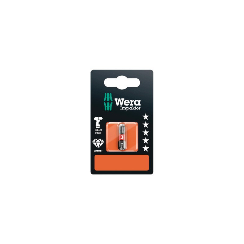 Embout IMP DC SB Impaktor, PH 3 x 25 mm- WERA - 05073917001