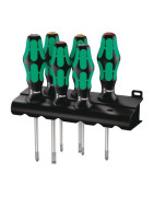 Jeu de tournevis Kraftform Plus Lasertip + Rack, 6 pièces- WERA - 05105622001