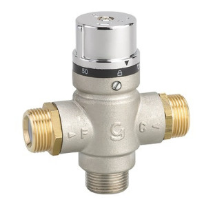 Valvola di miscelazione termostatica 3/4 maschio- DIFF - 100288
