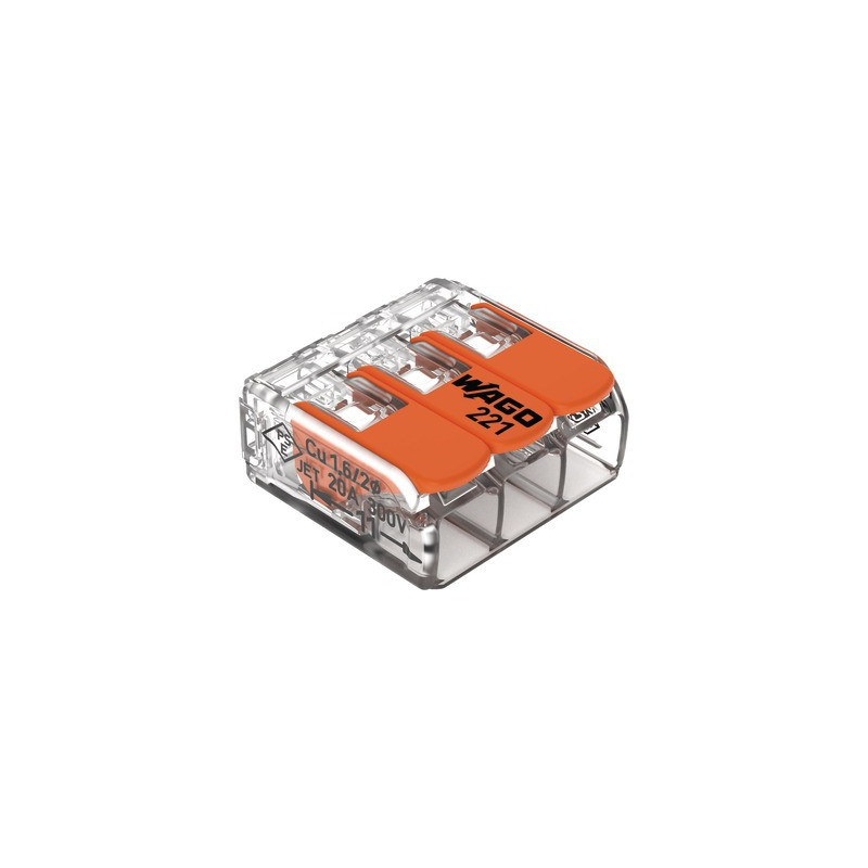 Borne de connexion tous conducteurs 3 fi- DIFF - 111895  - (X40)