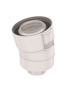 Coude 30°condensation fioul/gaz PPTL/PVC- UBBINK - 229202