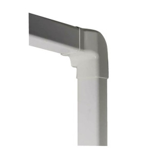 Angolo verticale sinistro 60x80 bianco RAL9001- DIFF - 807718  - (X4)