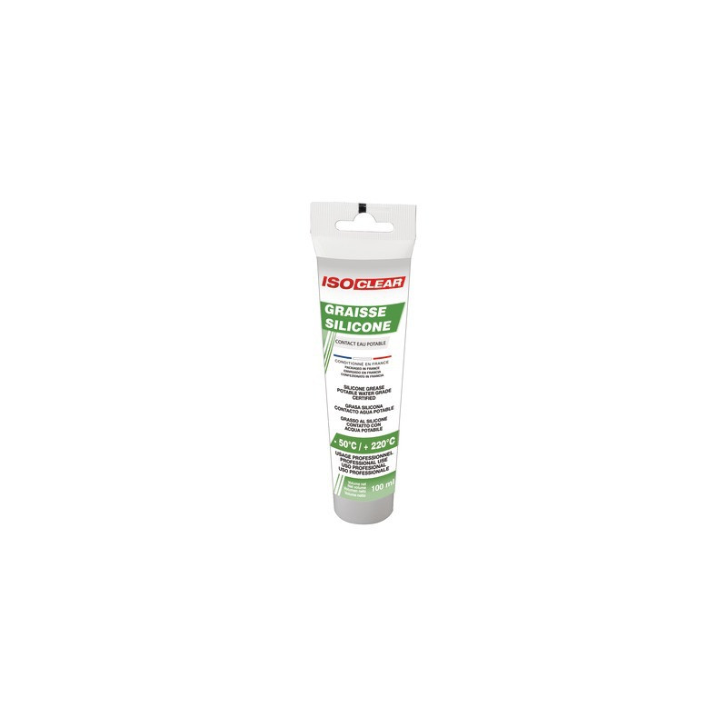 Grasso siliconico contatto resistente all'acqua (tubetto 100 ml)- ISOCLEAR - 901394