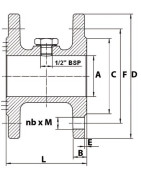 Distanziatore Ø125 nf29323- SFERACO - 1195125