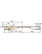 Termocoppia- DIFF pour De Dietrich Chappée - SRN527606 Termocoppia- DIFF pour De Dietrich Chappée - SRN527606