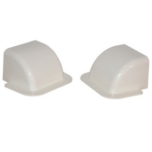 Curva passaggio a muro 140x90 bianco RAL9001- DIFF - 807732  - (X4)