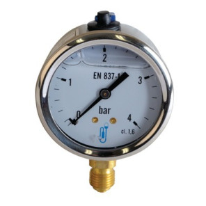 Manometro glicerina 0-4 bar Ø 63mm- DIFF - 901401