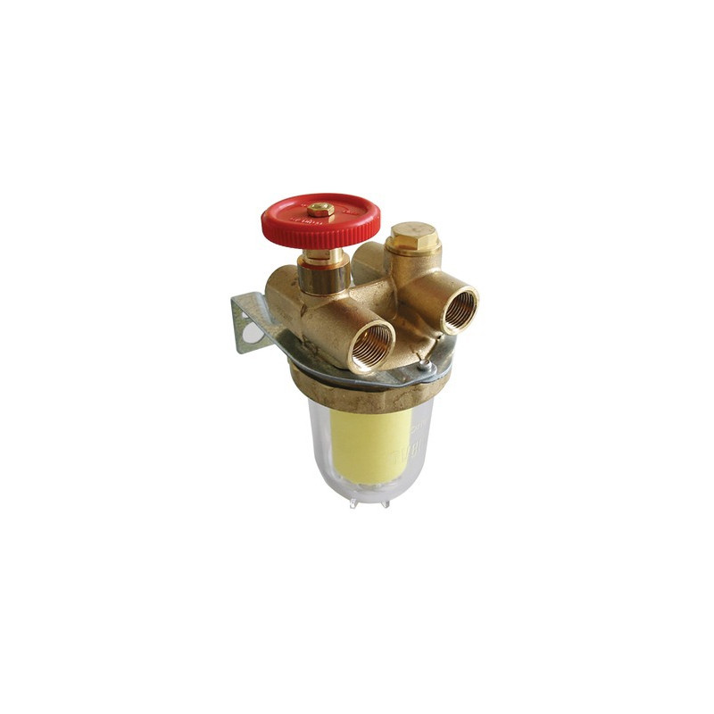 Filtro gasolio 2 condotti con valvola d'arresto- OVENTROP - 2120261+2127500