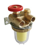 Filtro gasolio 2 condotti con valvola d'arresto- OVENTROP - 2120261+2127500