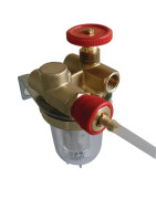 Filtro gasolio con ricircolo con valvola d'arresto FF3/8"- OVENTROP - 2122103+2127600