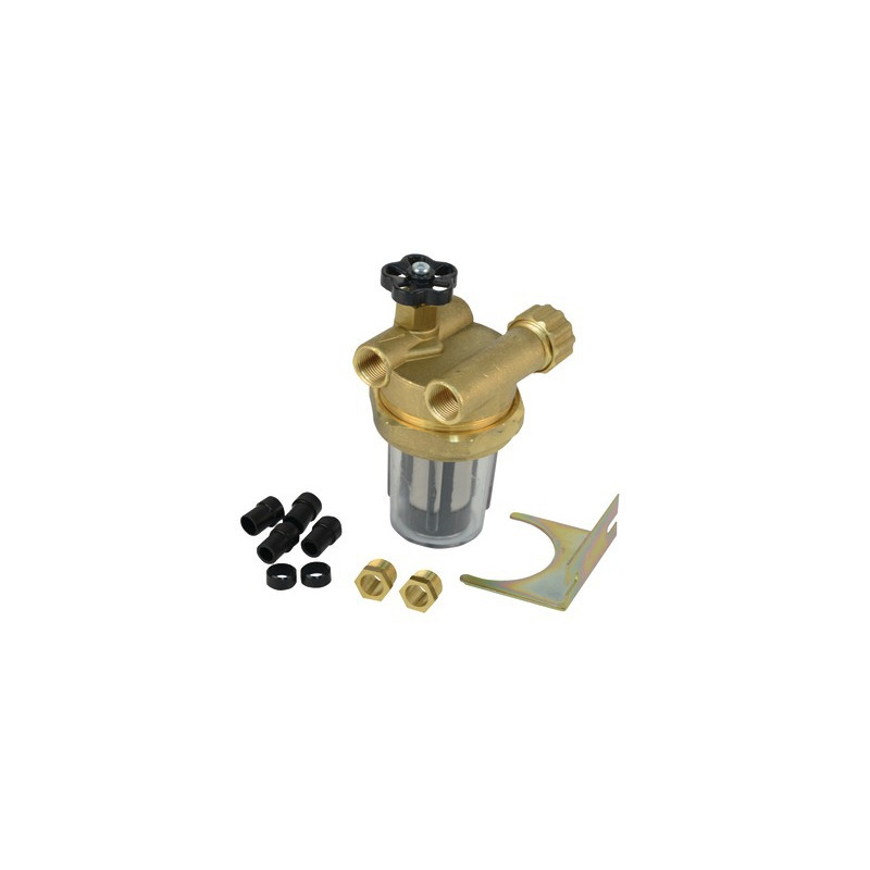 Filtro gasolio 2 condotti con valvola d'arresto FF3/8"- DIFF - 903467