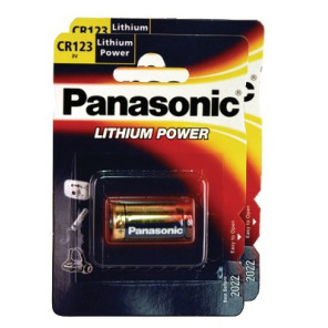 Pila in litio CR123A 3V- DIFF - 920034  - (X2)