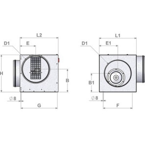 Scatola ECONIZER 600- CALADAIR - CEC025691