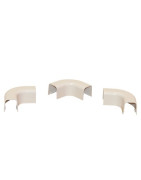 Curva piana 25x25 RAL9010- DIFF - 807723  - (X20)