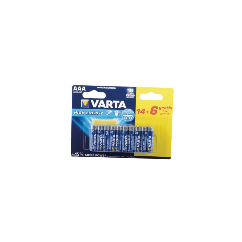 Pila VARTA LR03- DIFF - 920029  - (X20)