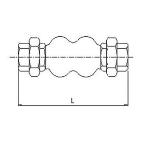 Compensatore di dilatazione 2"- DIFF - 110287