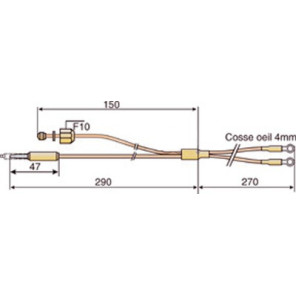 Termocoppia specifica Rif. 27783-27578- DIFF - 704411
