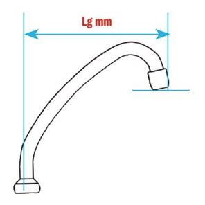 Raccordo e collo di cigno- DIFF - 99674  - (X10)