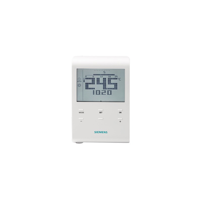 Termostato ambiente programmabile a pile- SIEMENS - RDE100.1